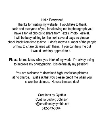 Note to models